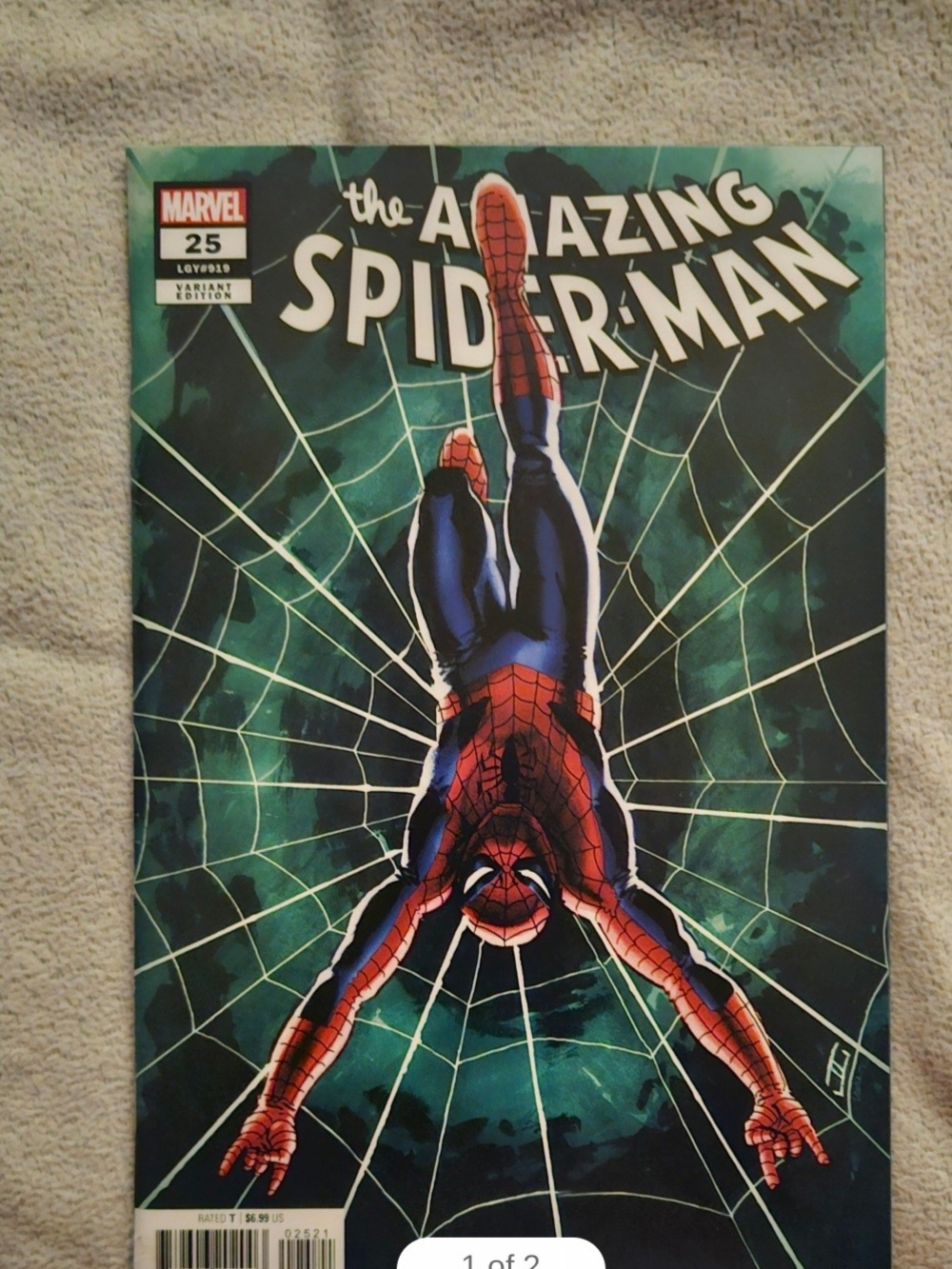 THE AMAZING SPIDERMAN marvel Copper Age 1991 #25 Raw Grade 9.6-9.8